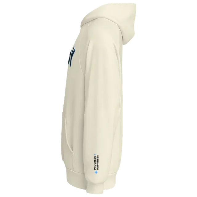 The Varsity Mirror Hoodie, Cream, the back
