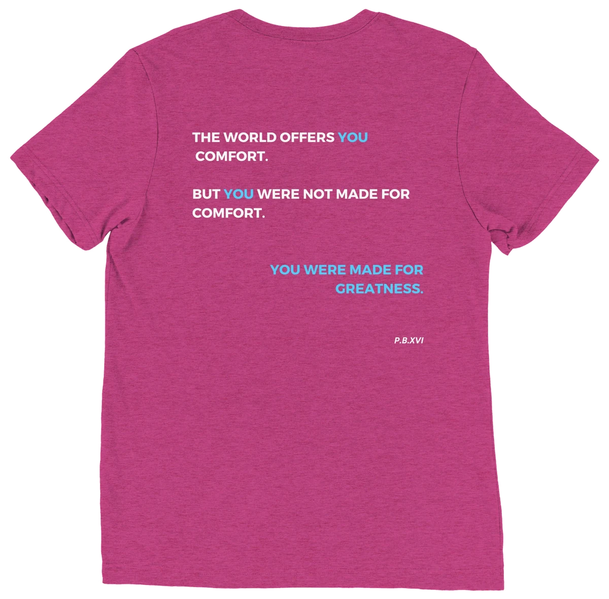 Made For Greatness Tee, the back